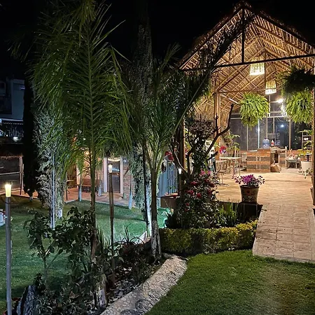 Jardin Quinta Las Fuentes Cabanas, Valsequillo. Puebla Exterior photo