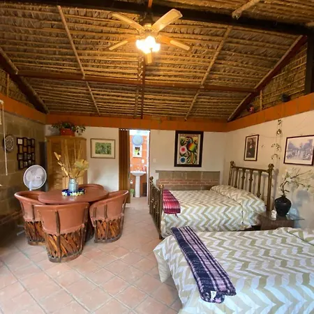 Jardin Quinta Las Fuentes Cabanas, Valsequillo. Puebla Exterior photo