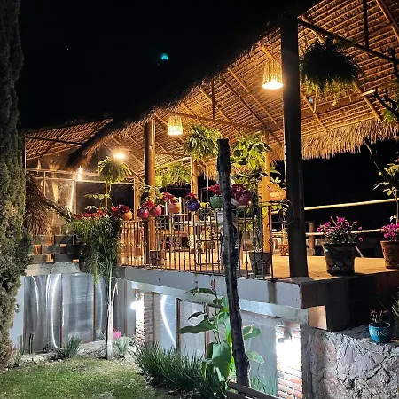 Jardin Quinta Las Fuentes Cabanas, Valsequillo. Puebla Exterior photo