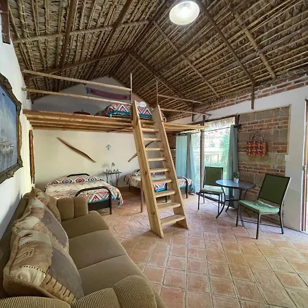 Jardin Quinta Las Fuentes Cabanas, Valsequillo. Puebla Exterior photo